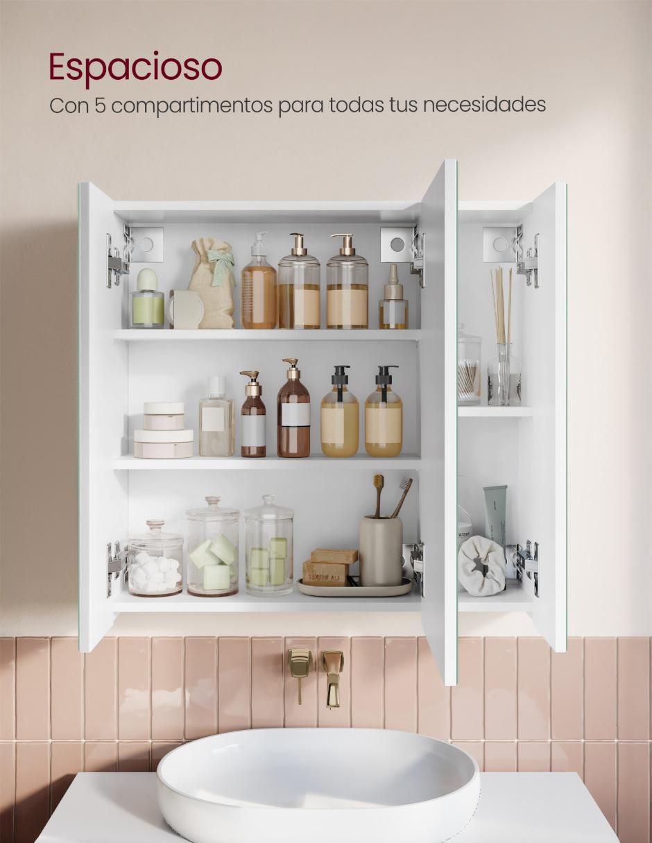 Organizador de baño armable Kailyn 2