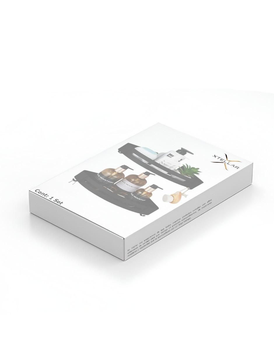Set organizador de baño armable Xtllar Set organizador de baño armable Xtllar