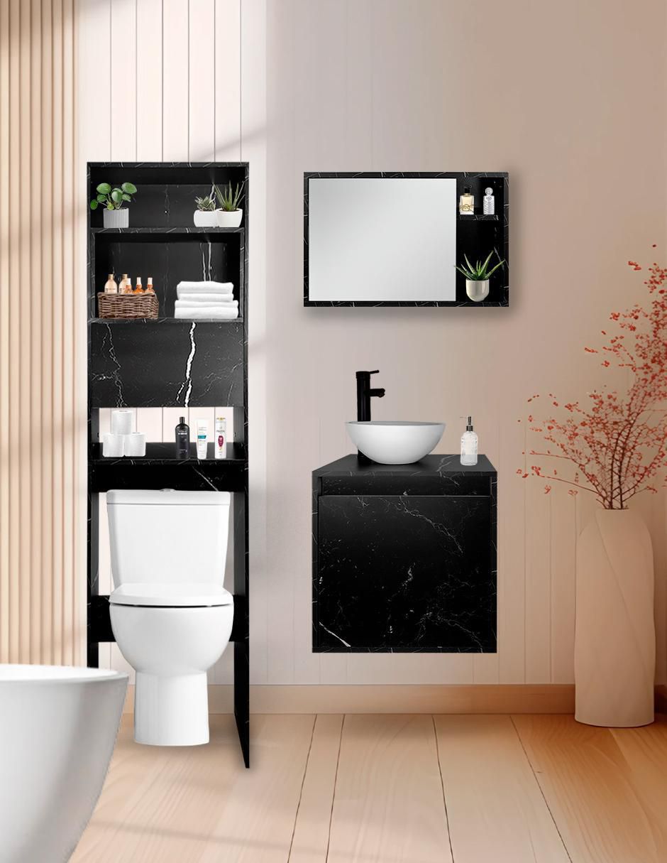 Mueble para baño armable ARGEL melamina 4