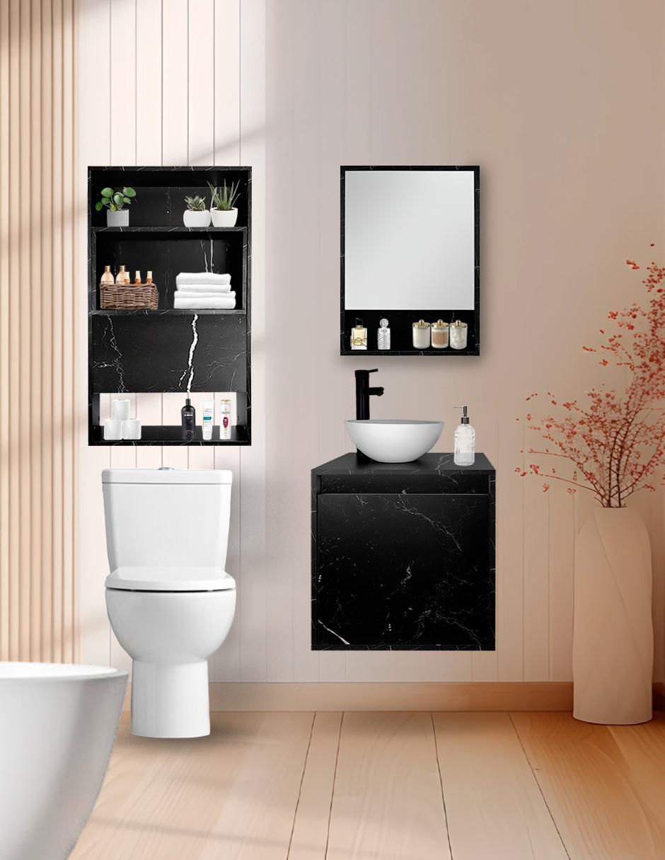 Mueble para baño armable Kampala melamina 5
