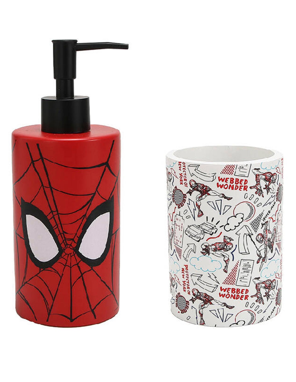 Juego de accesorios para baño Spiderman 2 piezas