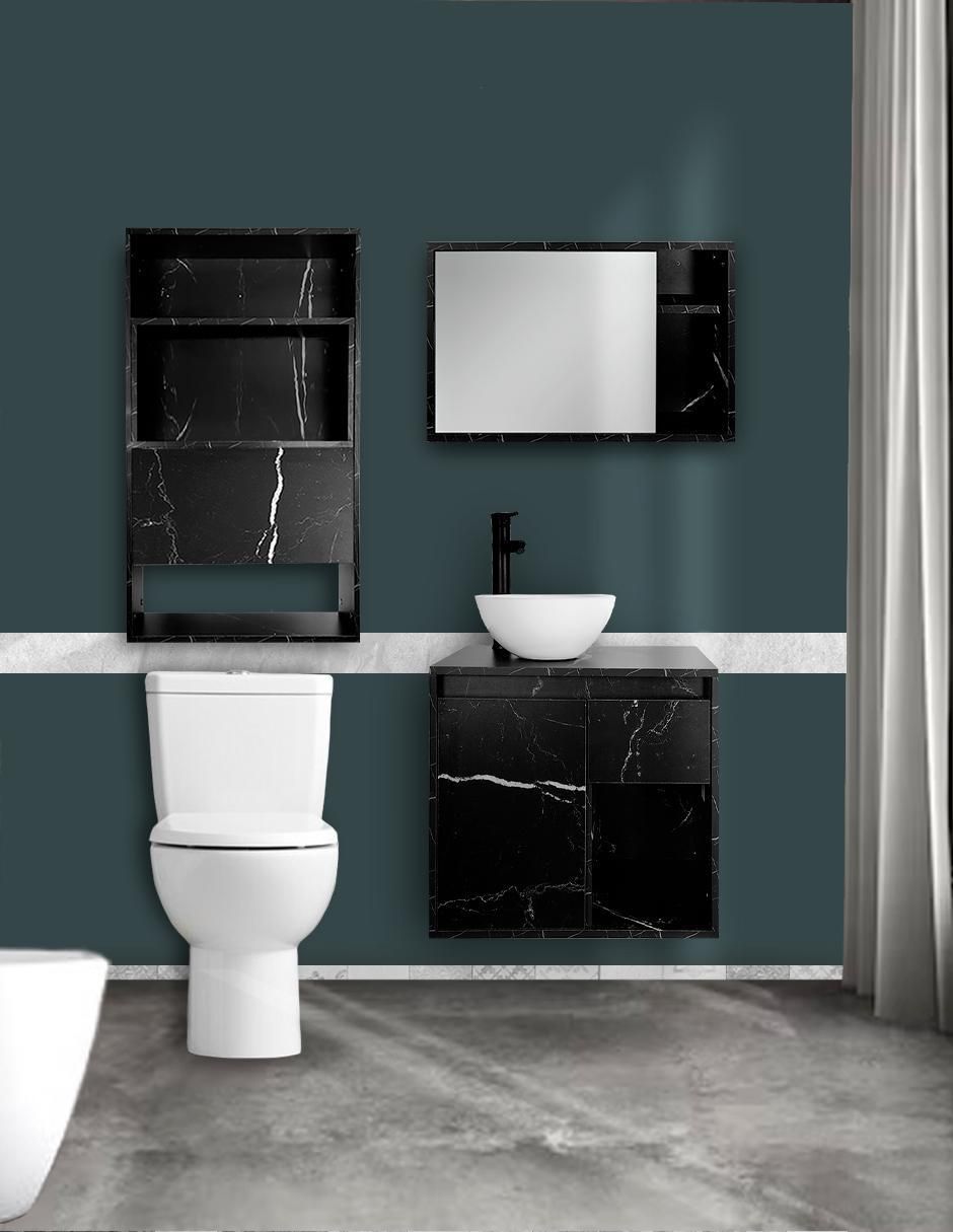 Mueble para baño armable Seul melamina 4