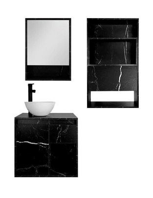 Mueble para baño Decomobil Damasco de melamina