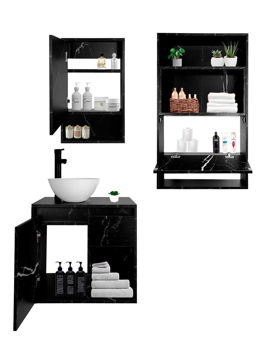 Mueble para baño armable Damasco melamina 3