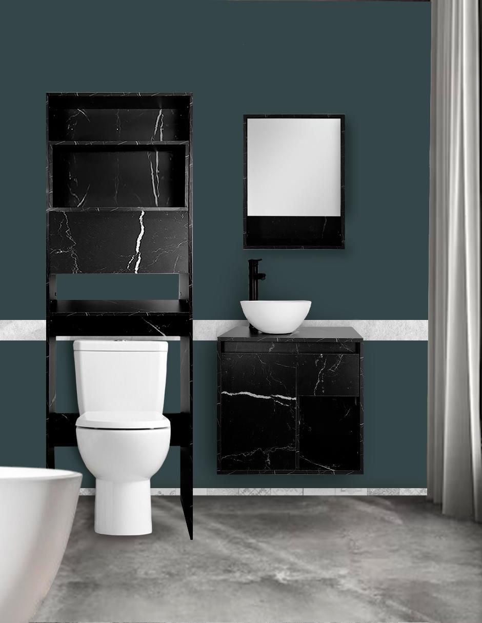 Mueble para baño armable Bombay melamina 4