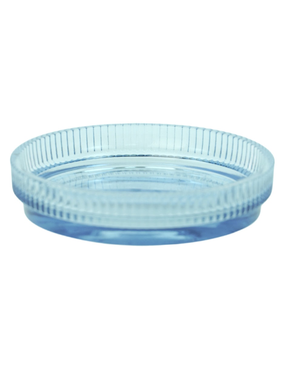 Jabonera Ribbed de vidrio 5