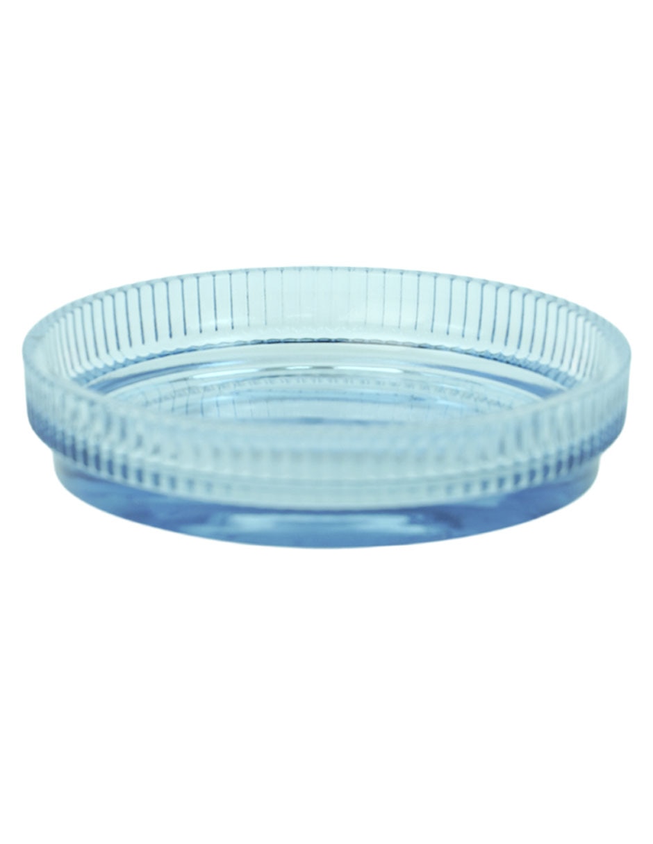 Jabonera Ribbed de vidrio