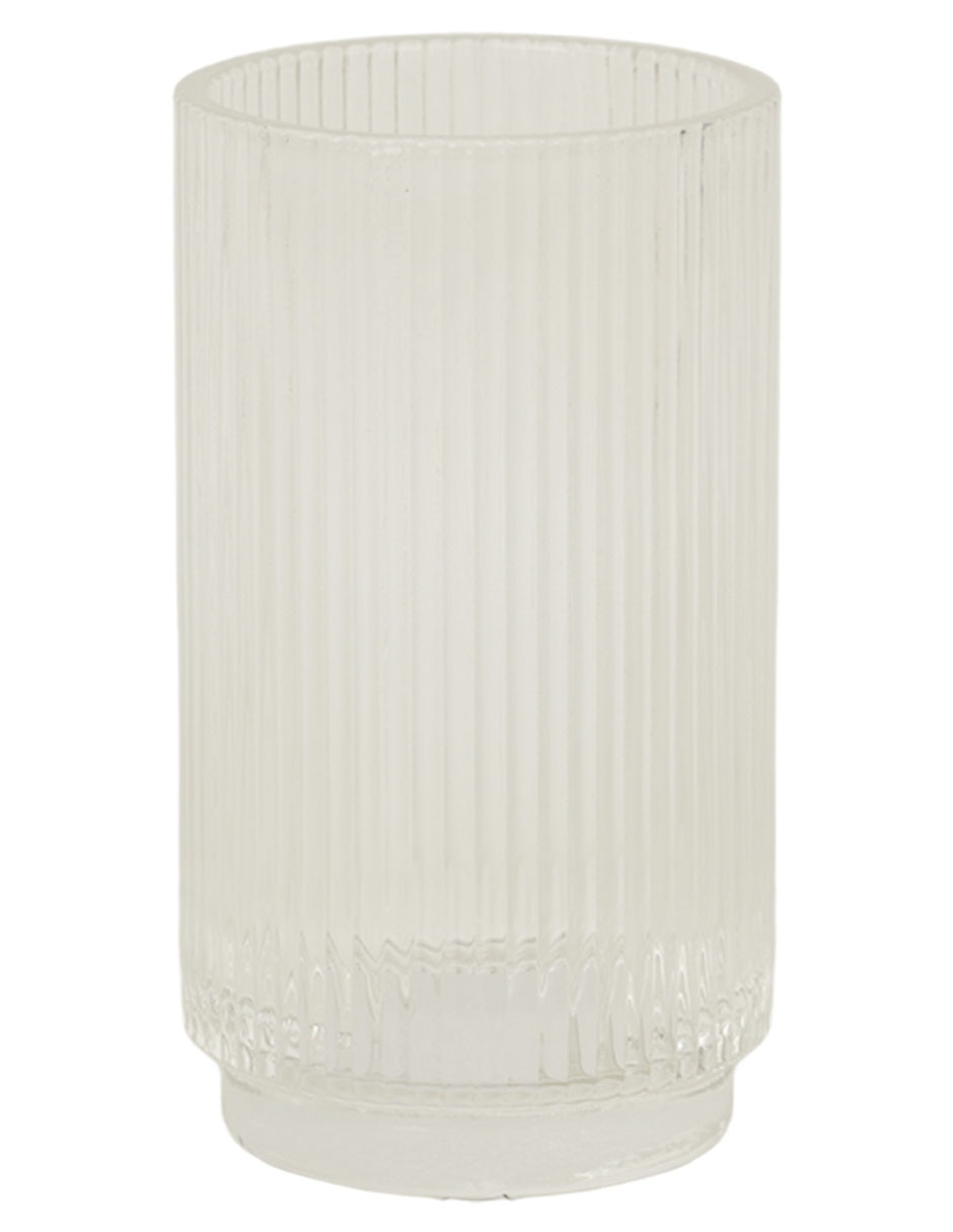 Vaso de baño Haus Ribbed de vidrio