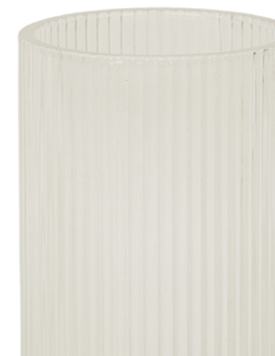 Vaso de baño Haus Ribbed de vidrio