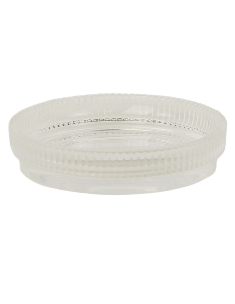 Jabonera Ribbed de vidrio