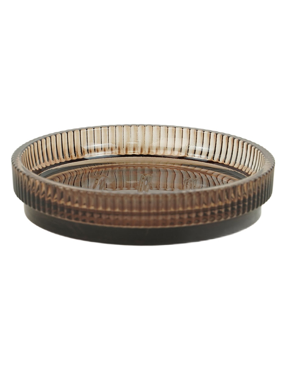 Jabonera Ribbed de vidrio 5