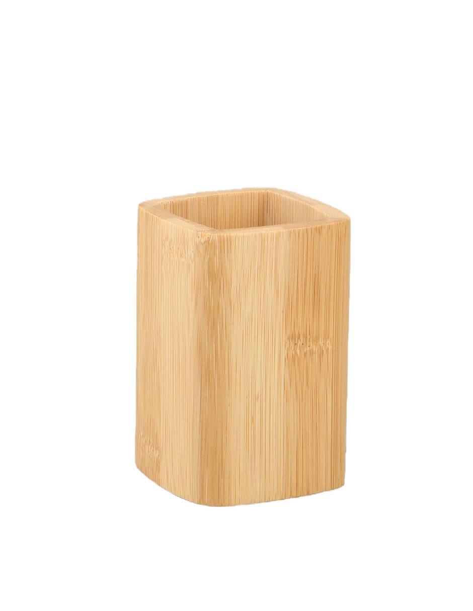 Vaso de baño de bambú 1