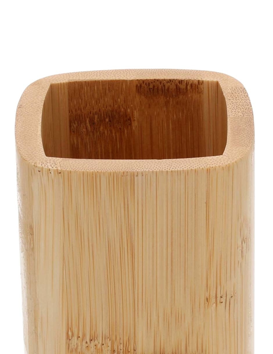 Vaso de baño de bambú 2