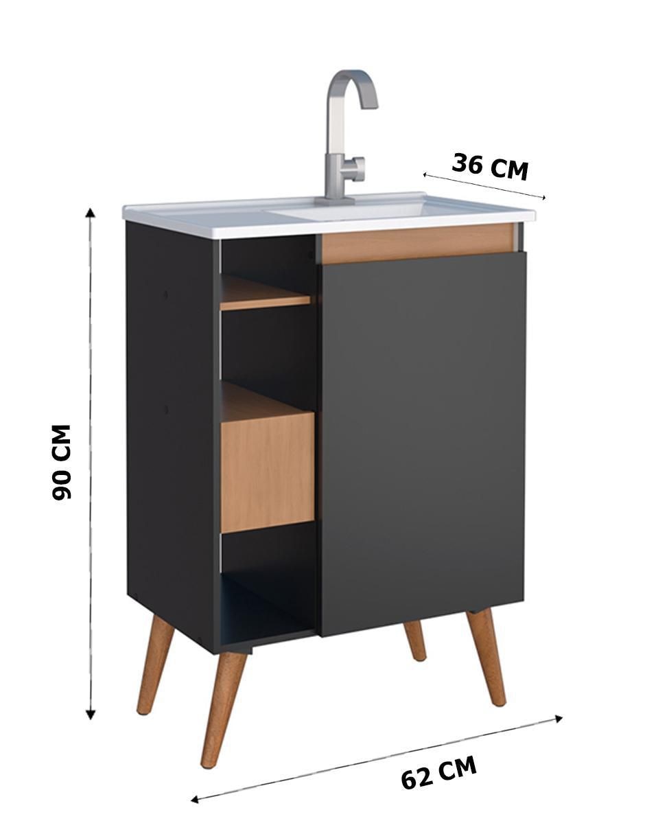 Mueble para baño armable MDF 6