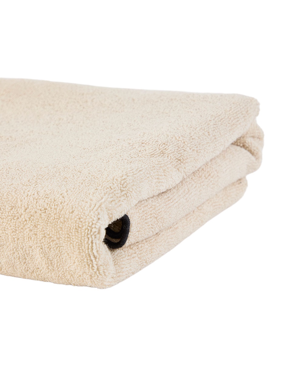 Toalla de baño N Narrative Overlock de algodón