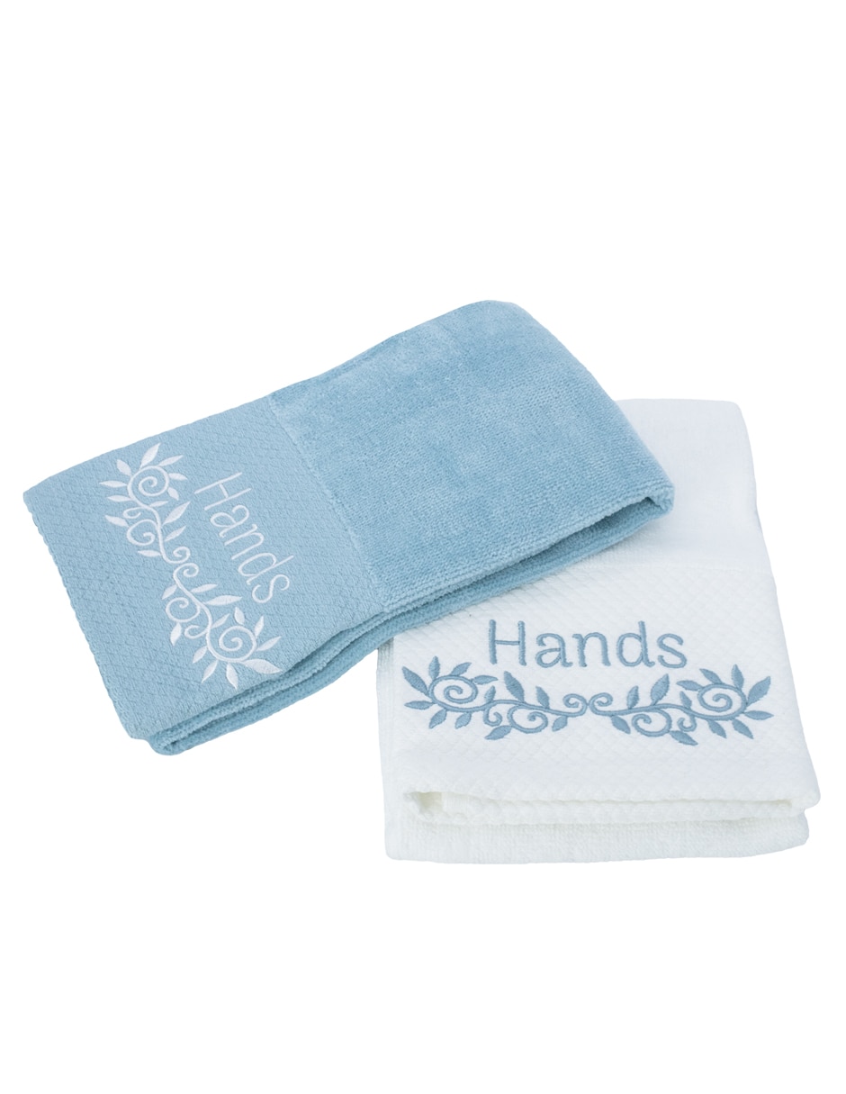 Set de toallas para manos Haus Oasis Floral de algodón