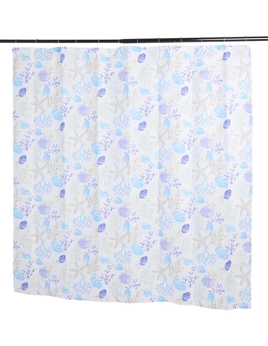 Cortina de baño coastal