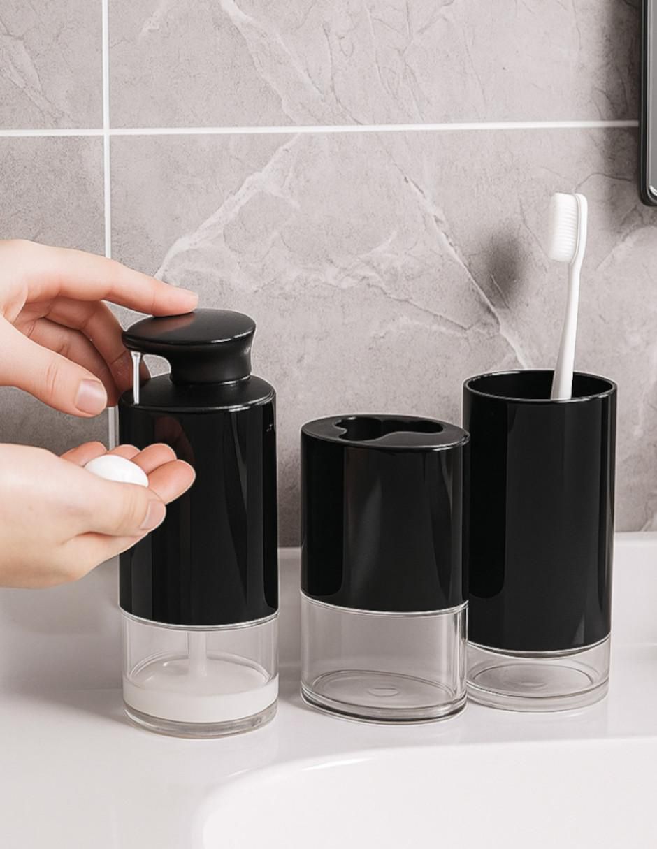 Juego de baño black 6