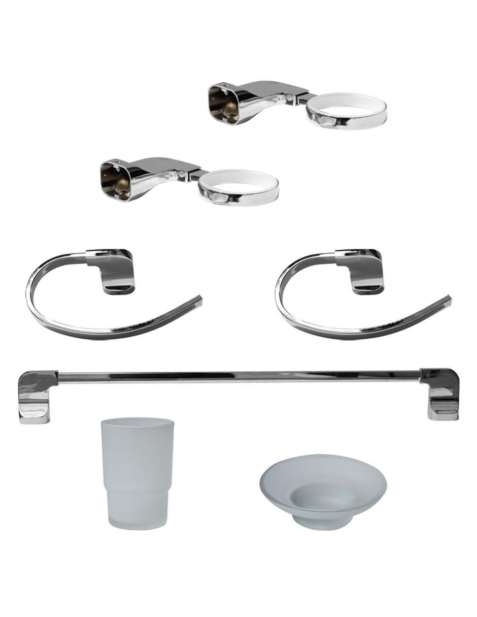 Juego de accesorios para baño 7 piezas