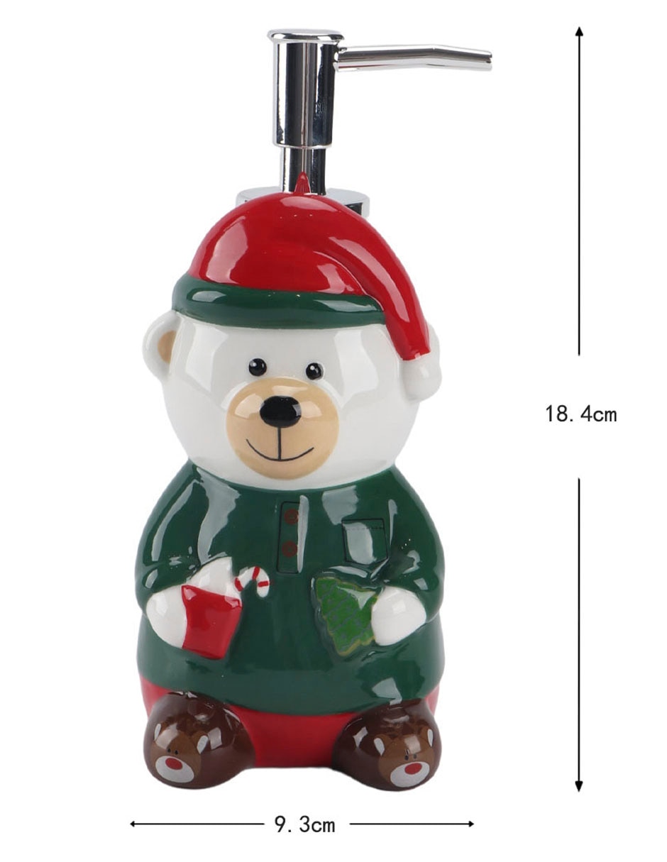 Dosificador de jabón Navideño de cerámica 6