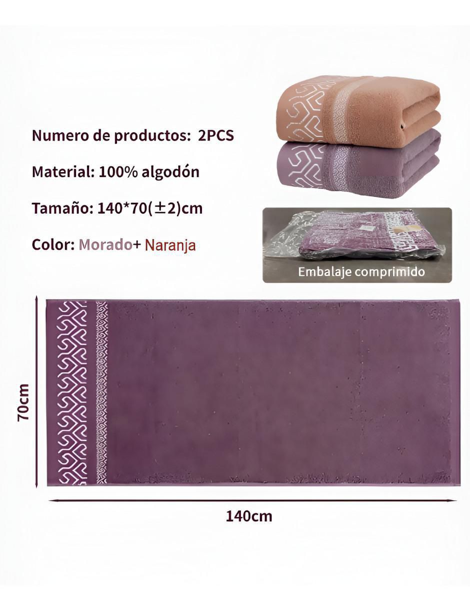 Set de toallas de algodón