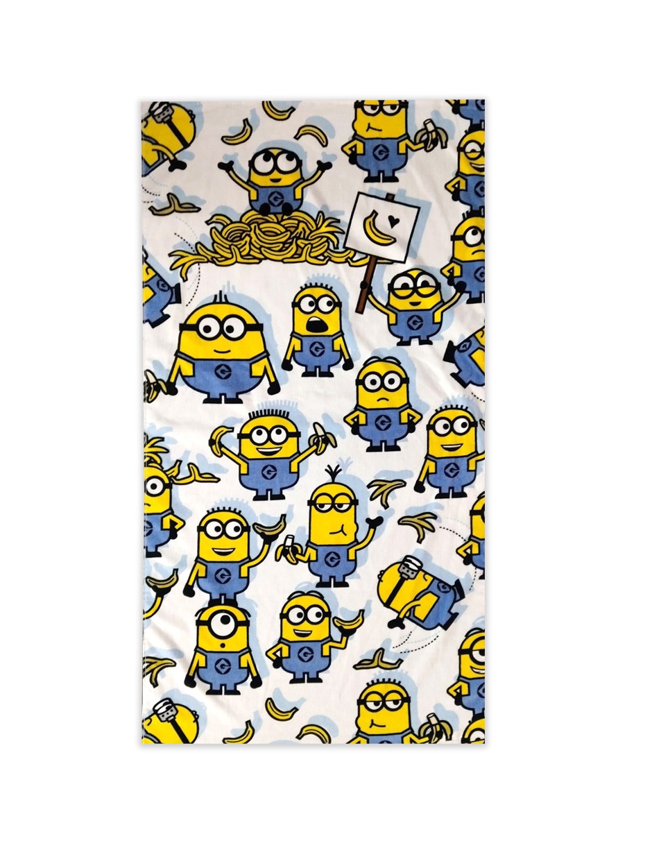 Toalla para baño Minions de algodón