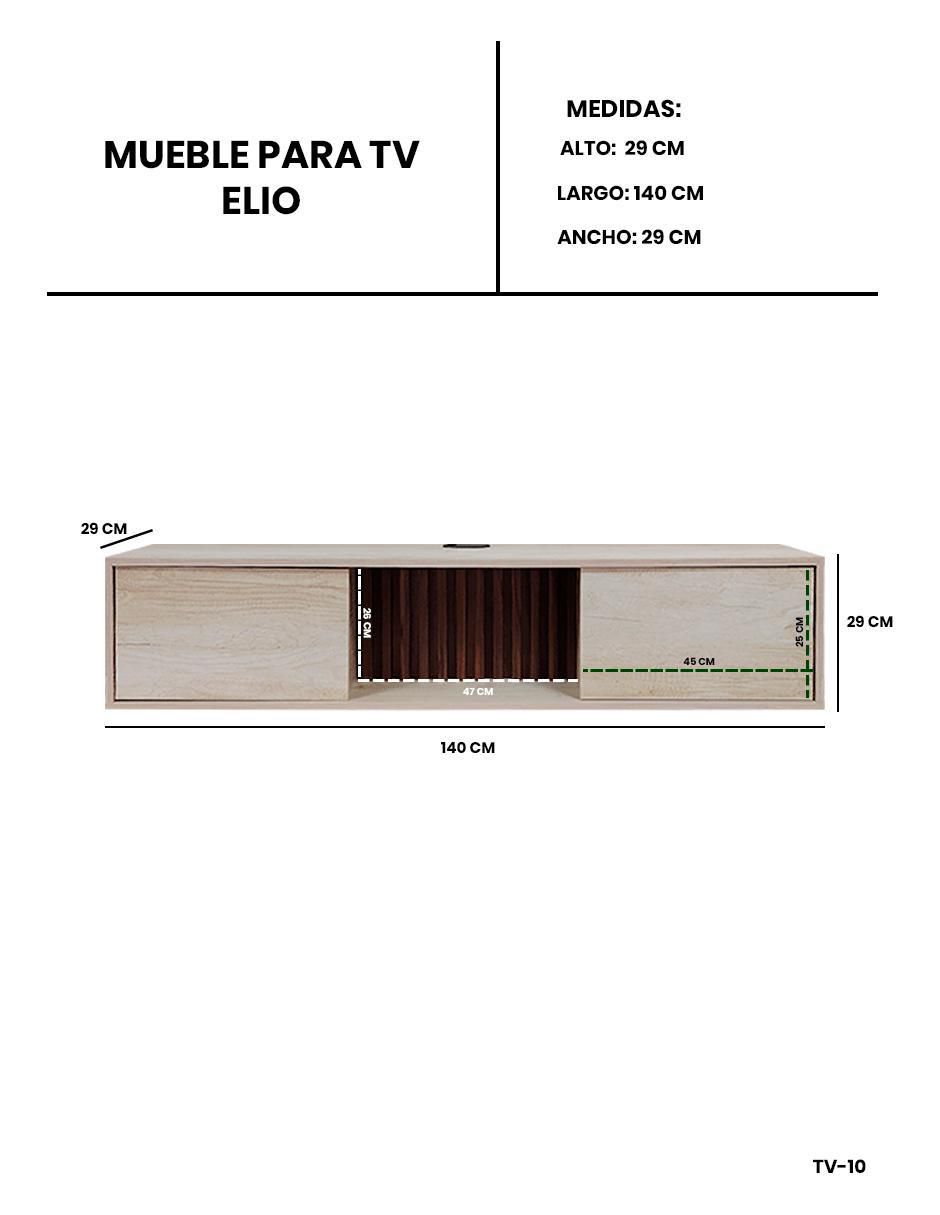 Repisa armable Elio de MDF 7
