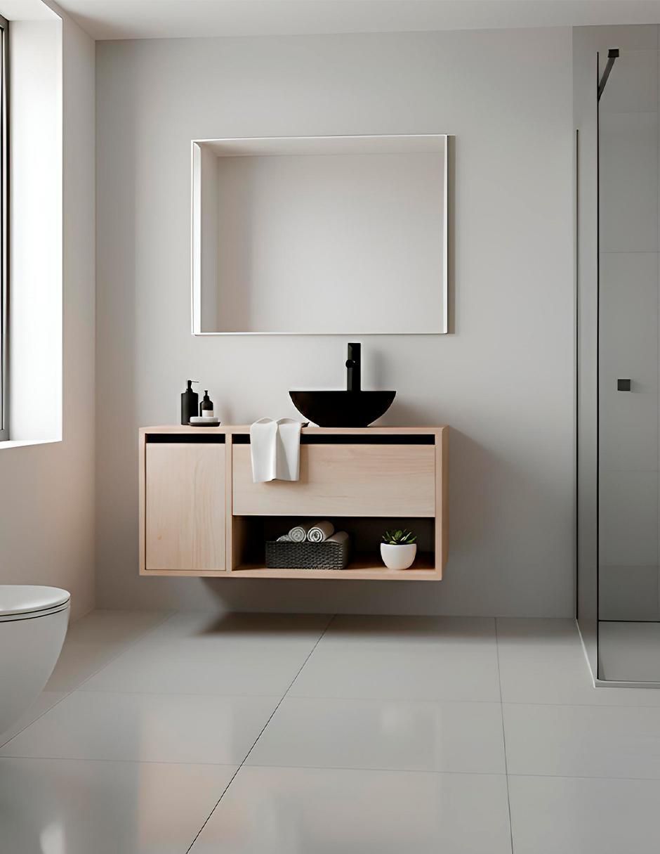 Mueble armable para baño Hasin MDF 5