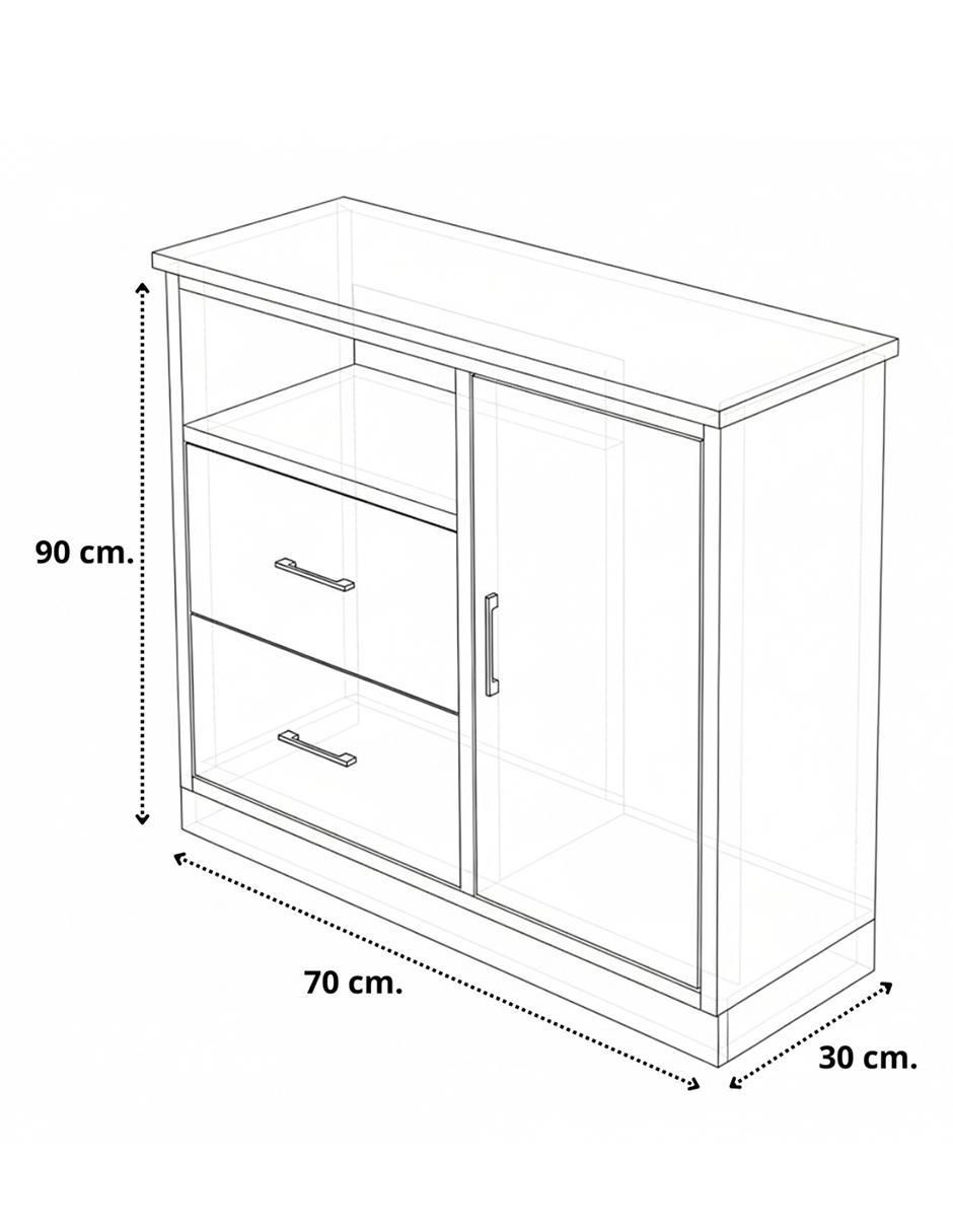 Mueble para baño Hogare melamina