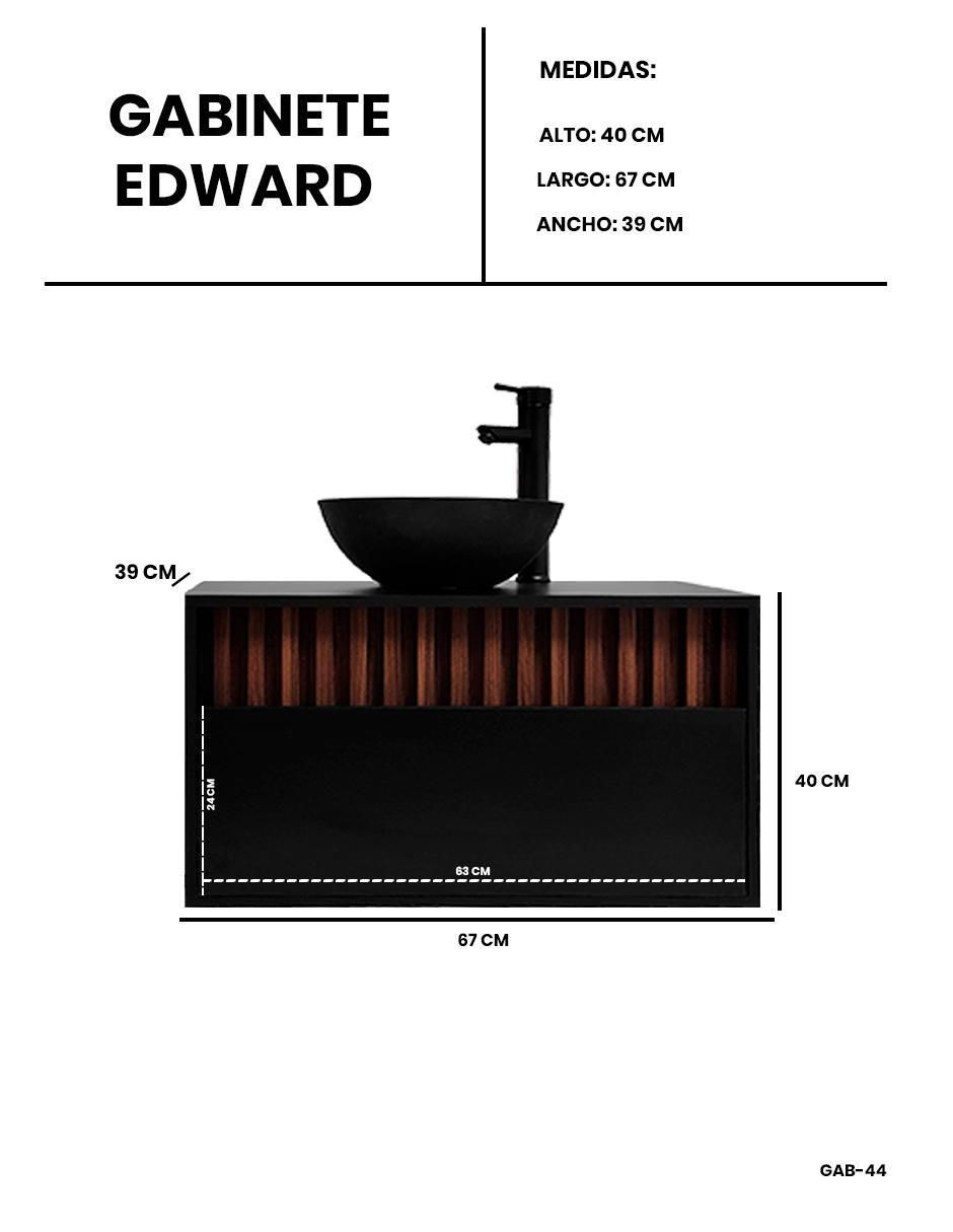 Mueble para baño armable Edward MDF 6