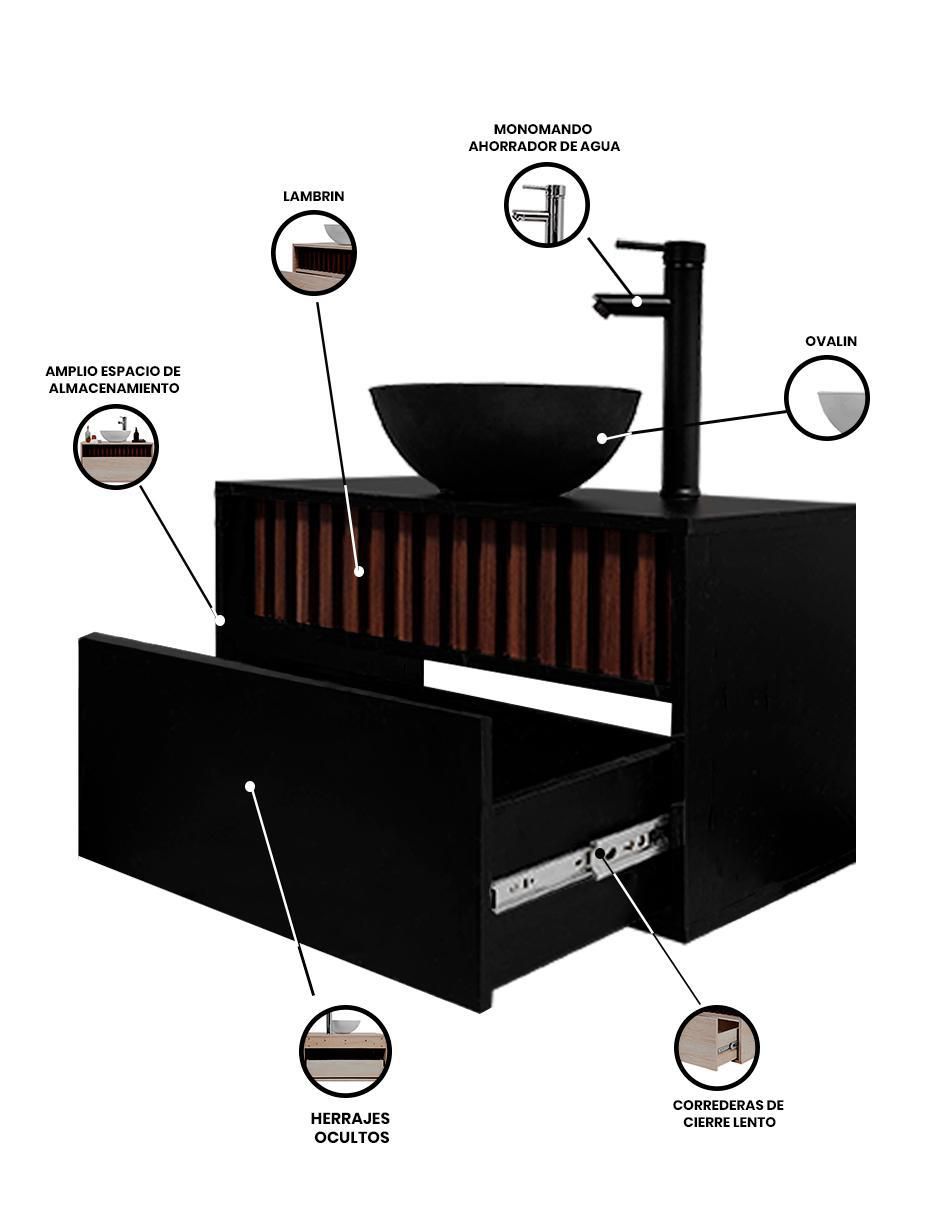 Mueble para baño armable Edward MDF 5