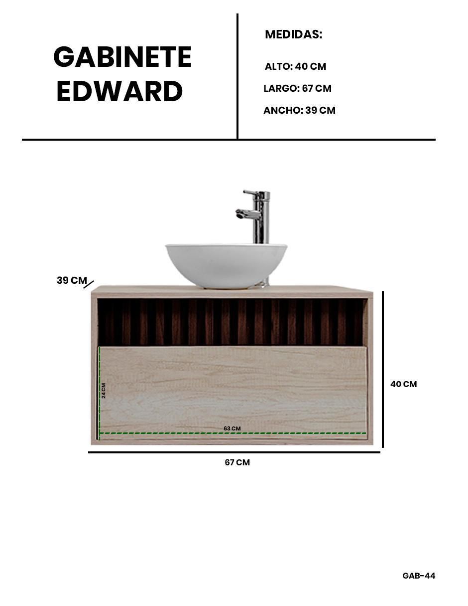 Mueble para baño armable Decomobil Edward MDF