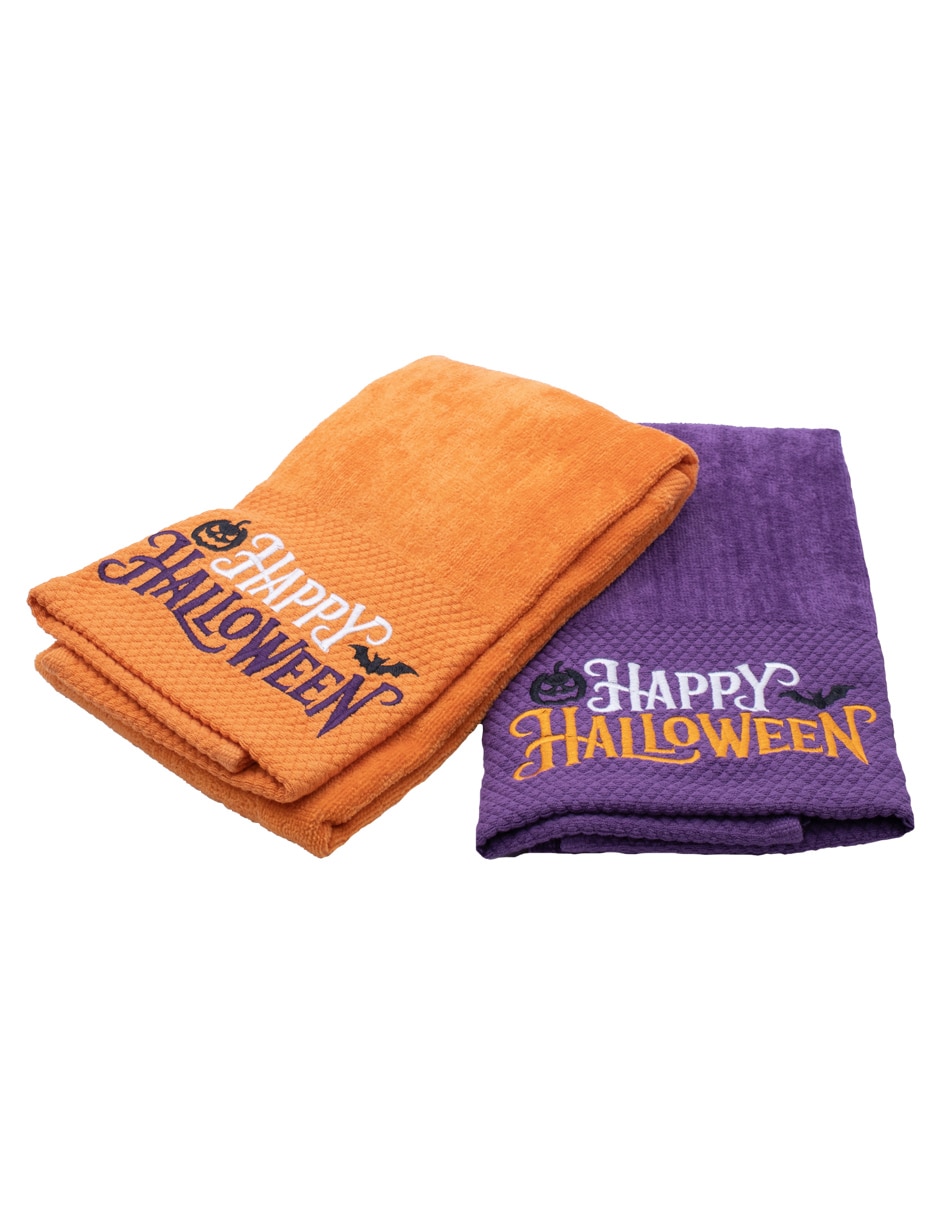Set de toallas de halloween Cementerium de algodón