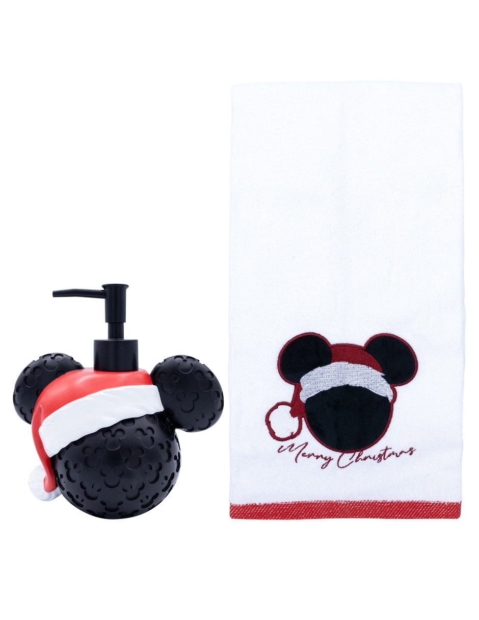 Juego de accesorios para baño Mickey´s Holiday Classic de resina 2 piezas Juego de accesorios para baño Mickey´s Holiday Classic de resina 2 piezas