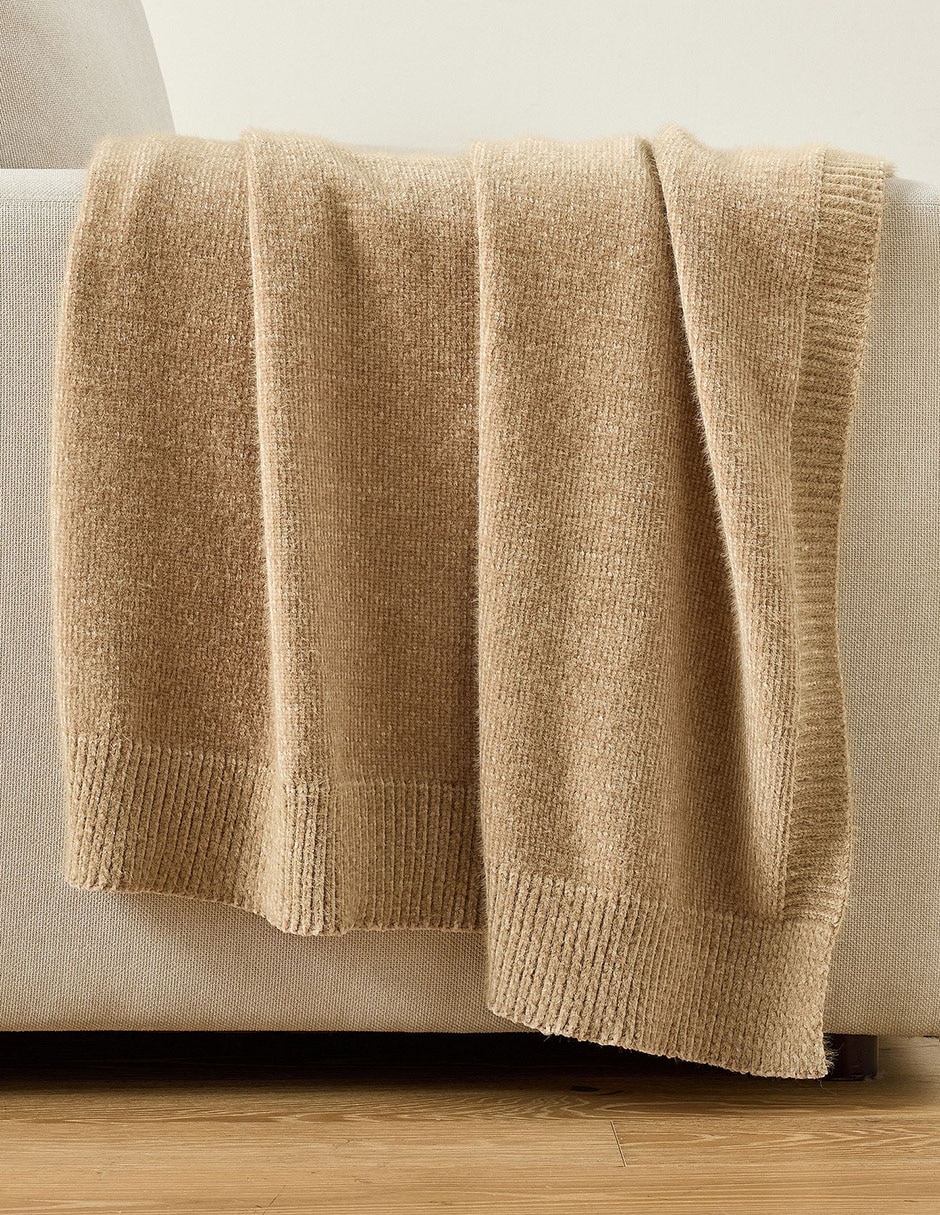 Frazada de tejido de punto Cozy Throw Frazada de tejido de punto Cozy Throw