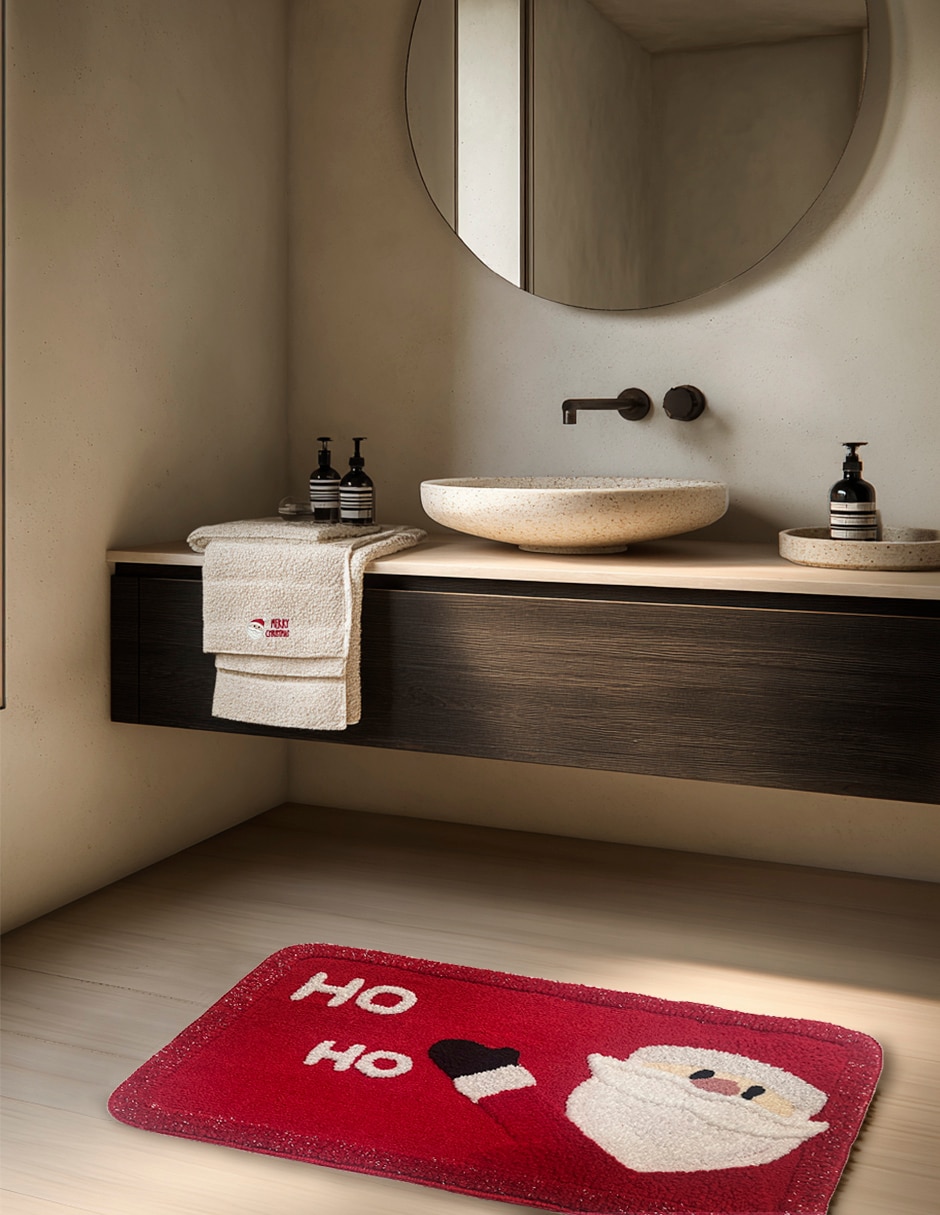 Juego de baño navideño Christmas Spirit