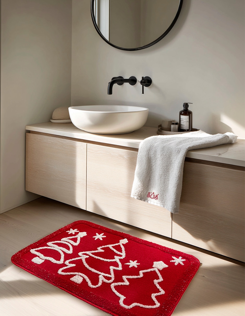 Juego de baño navideño 3