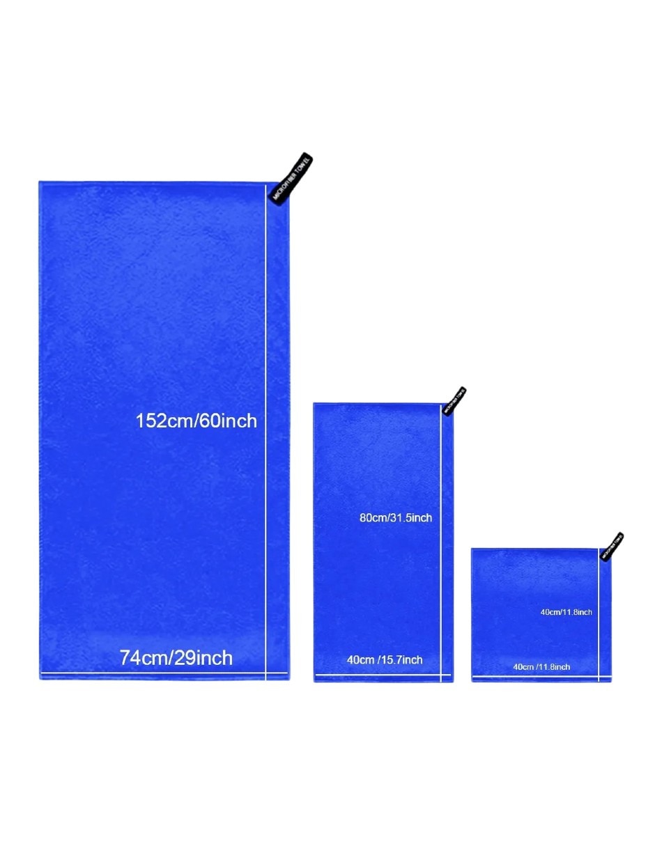 Set de toallas de microfibra 4