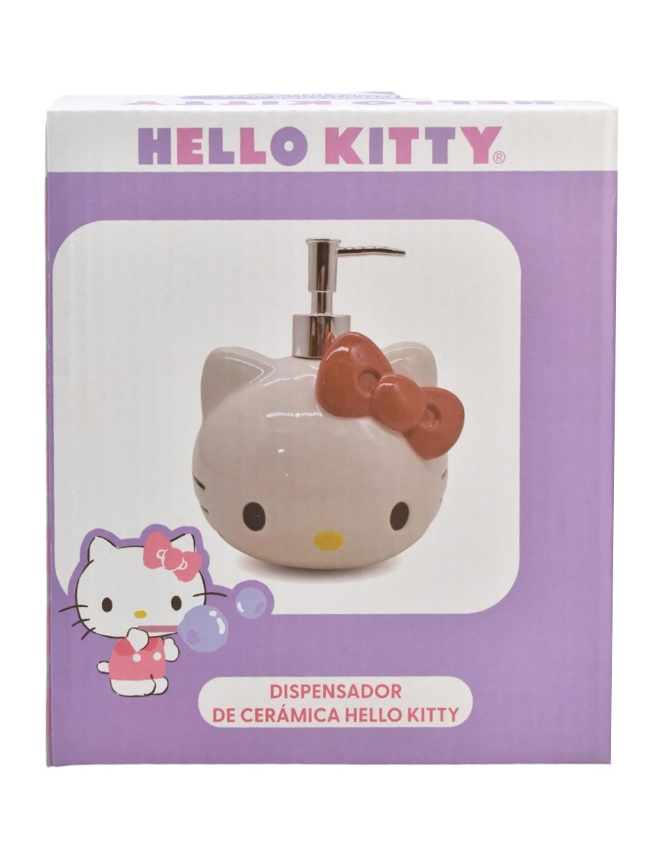 Dosificador de jabón de Hello Kitty cerámica