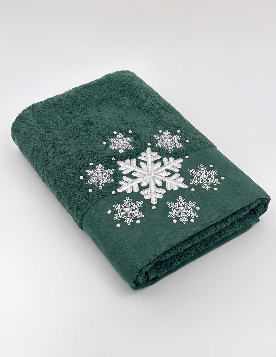 Set de toallas navideñas de algodón 1