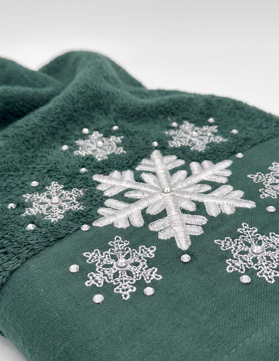 Set de toallas navideñas de algodón 3