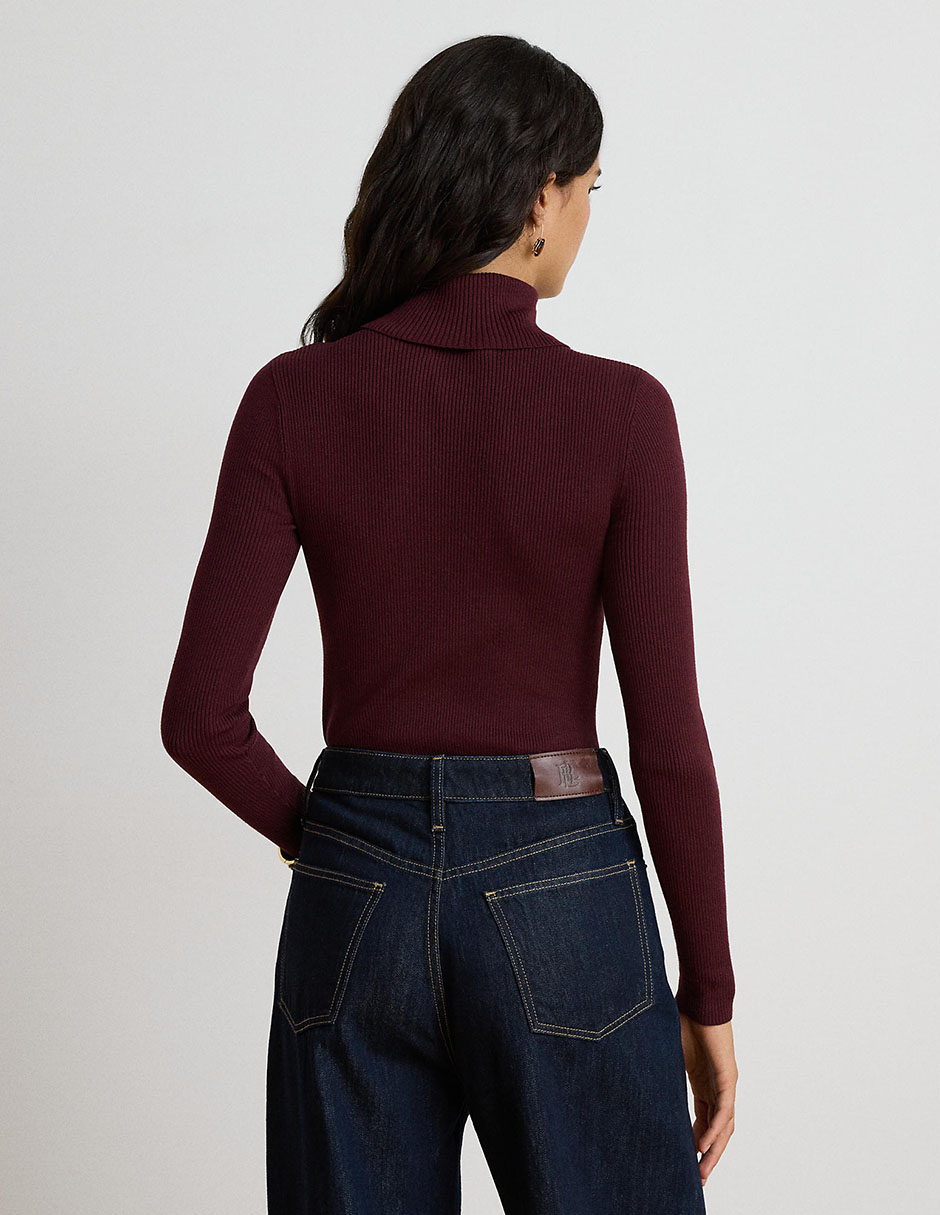 Suéter cuello tortuga para mujer 2