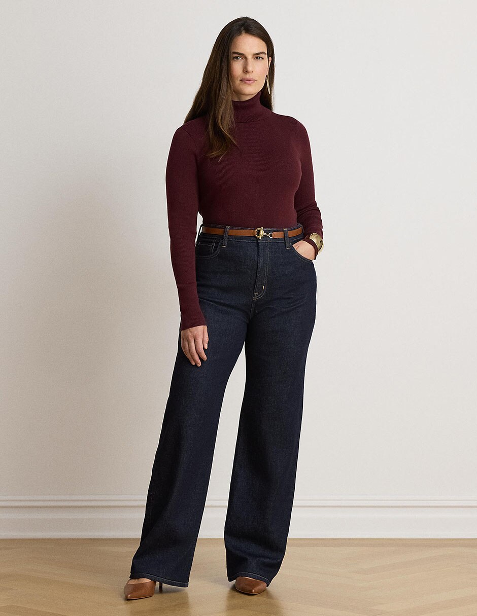 Suéter cuello tortuga para mujer 14