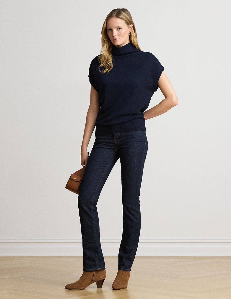 Suéter cuello alto para mujer 4