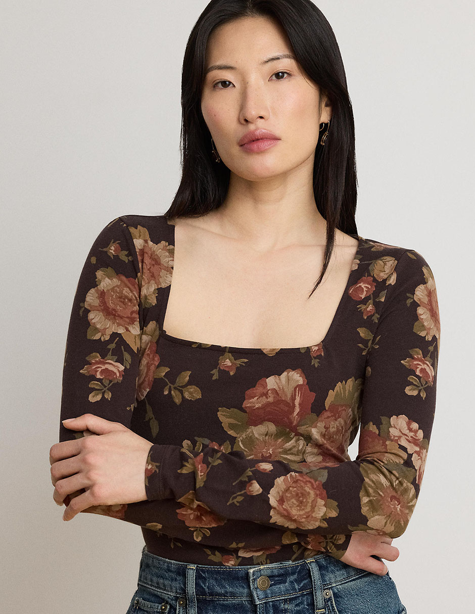Blusa manga larga para mujer 6