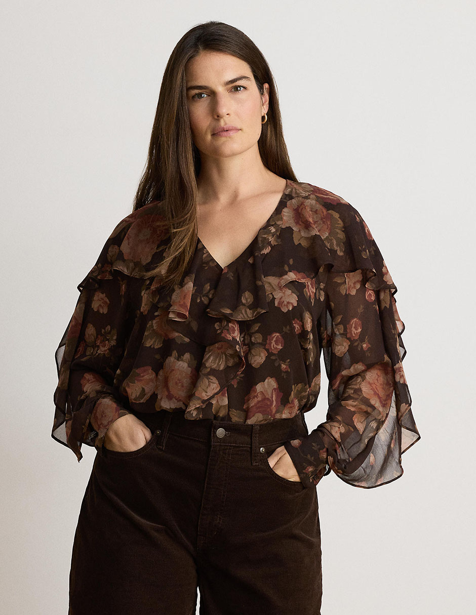 Blusa manga larga para mujer 10