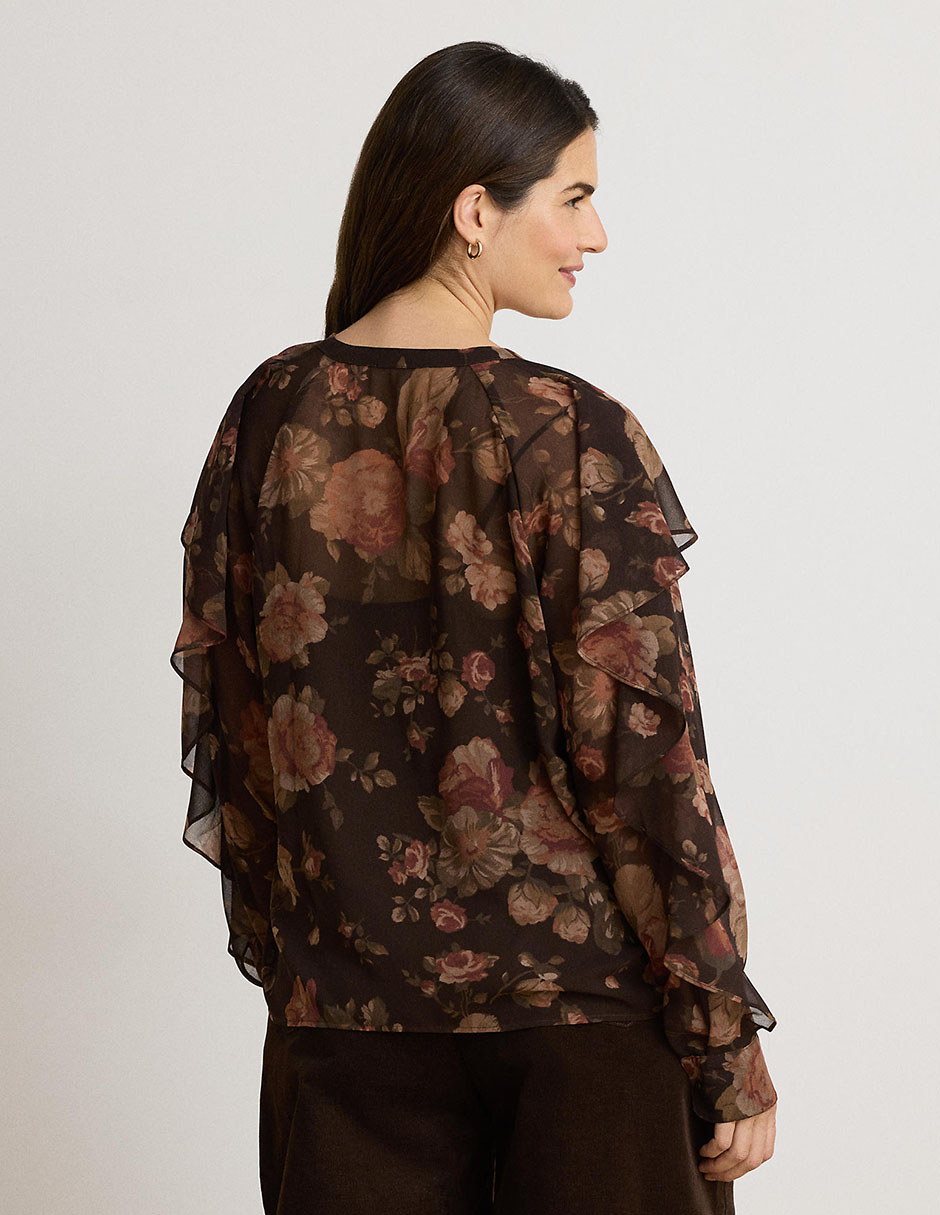 Blusa manga larga para mujer 12
