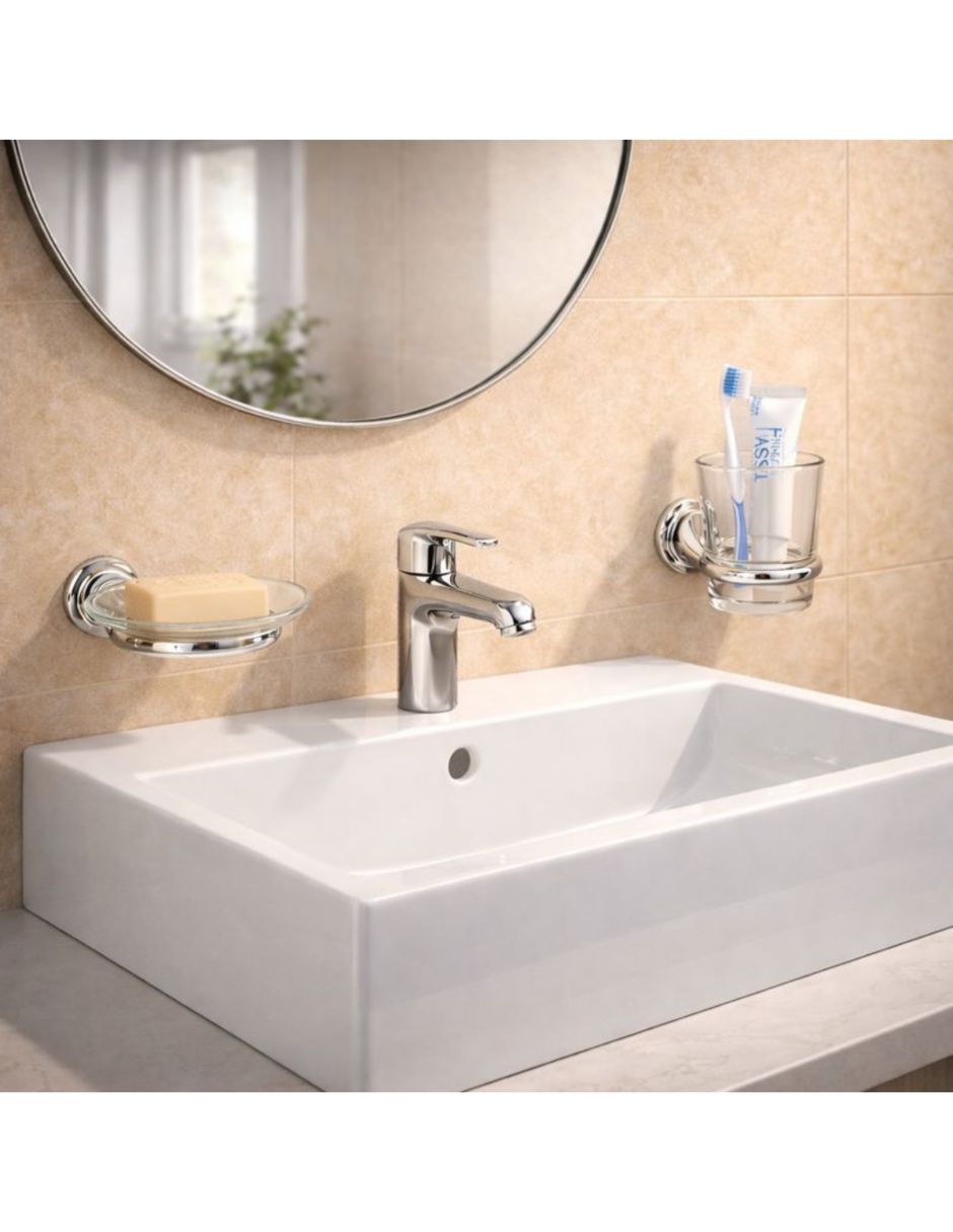Juego de accesorios para baño de acero inoxidable 6 piezas