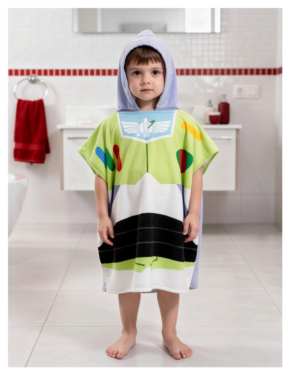Toalla poncho Home Acces Buzz Lightyear de algodón