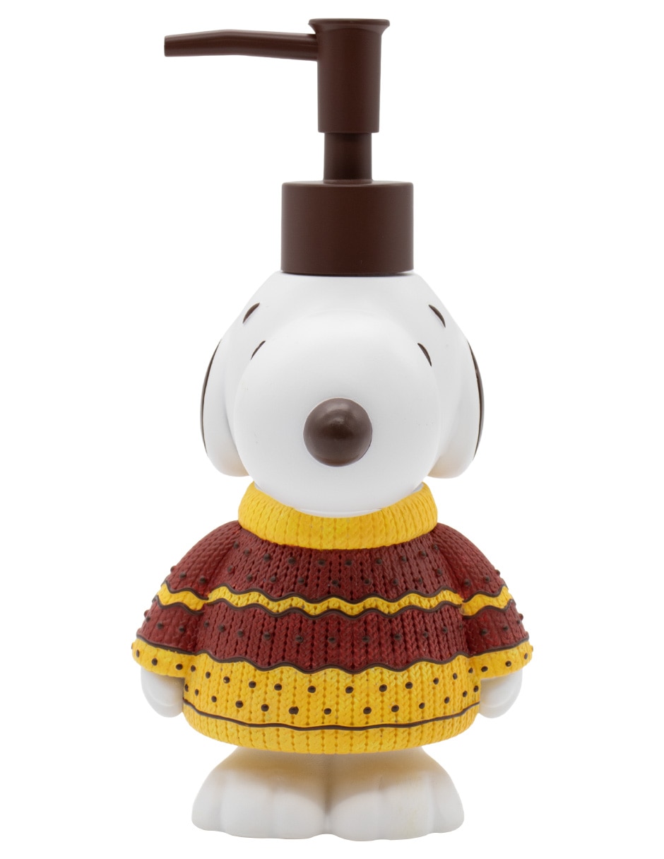 Kit jabonera Home Acces Snoopy Harvest de resina 6